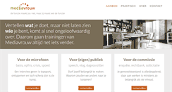 Desktop Screenshot of mediavrouw.nl