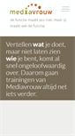 Mobile Screenshot of mediavrouw.nl